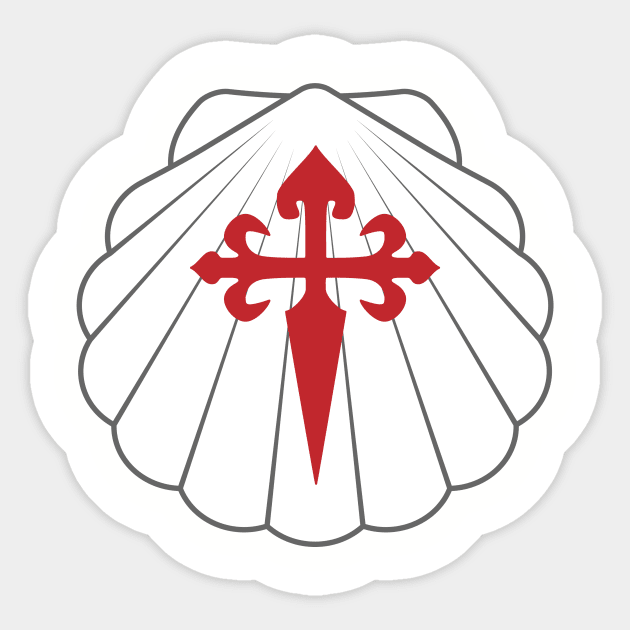 Shell of Saint James Sticker by SNXWorld